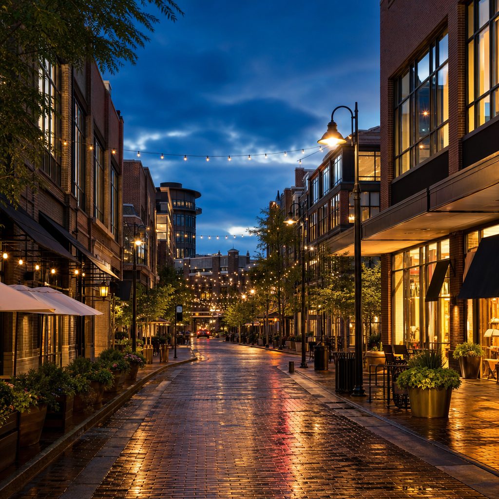 Retail and restaurants